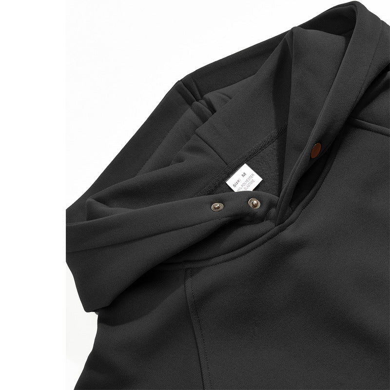 Herren Kapuzenpullover mit strukturiertem Design und großzügigem Schnitt Aliams