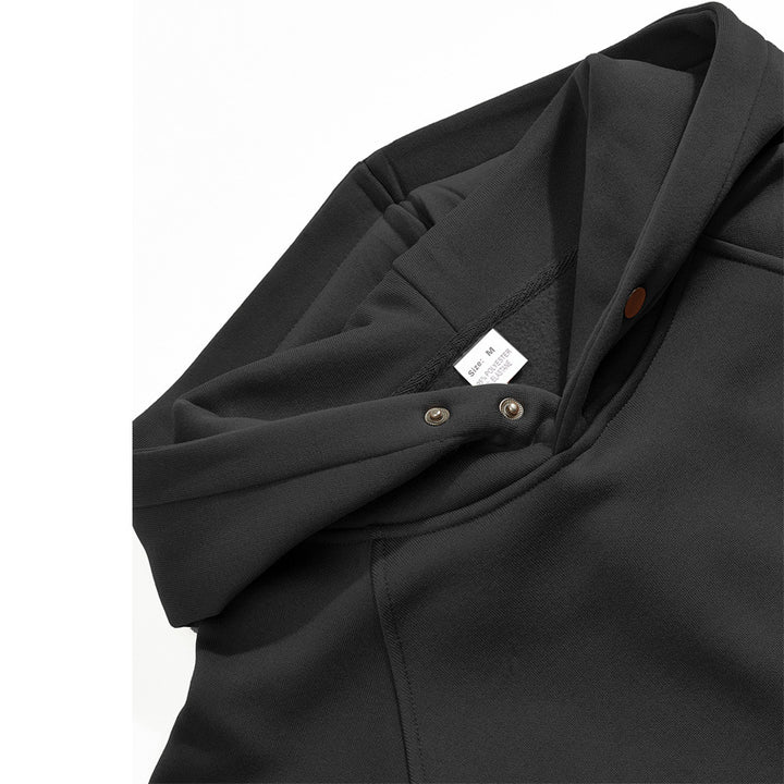 Herren Kapuzenpullover mit strukturiertem Design und großzügigem Schnitt Aliams