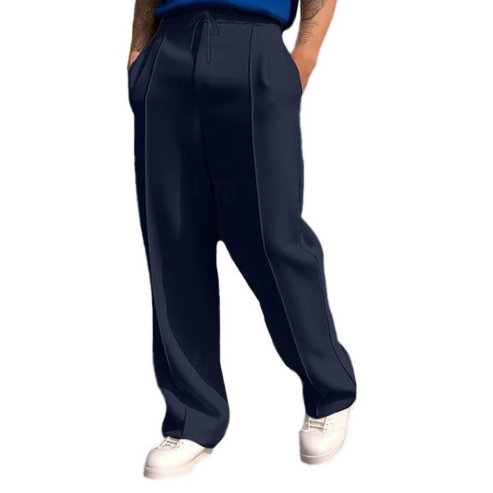 Herren stylische Sweatpants mit elastischem Bund und funktionalen Taschen Aliams