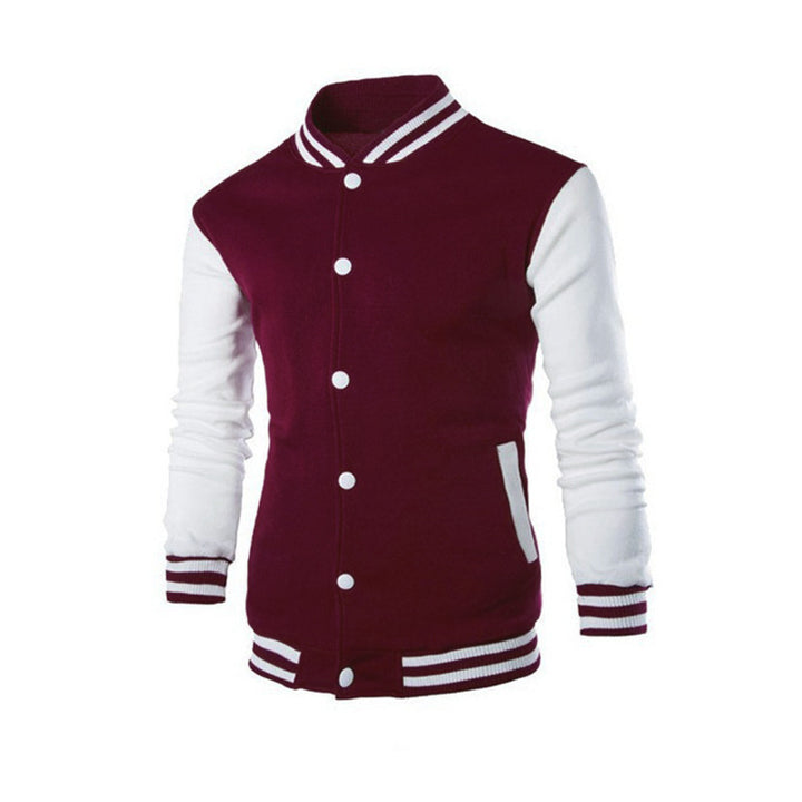 Herren varsity Jacke mit kontrastierenden Ärmeln und sportlichen Details Aliams