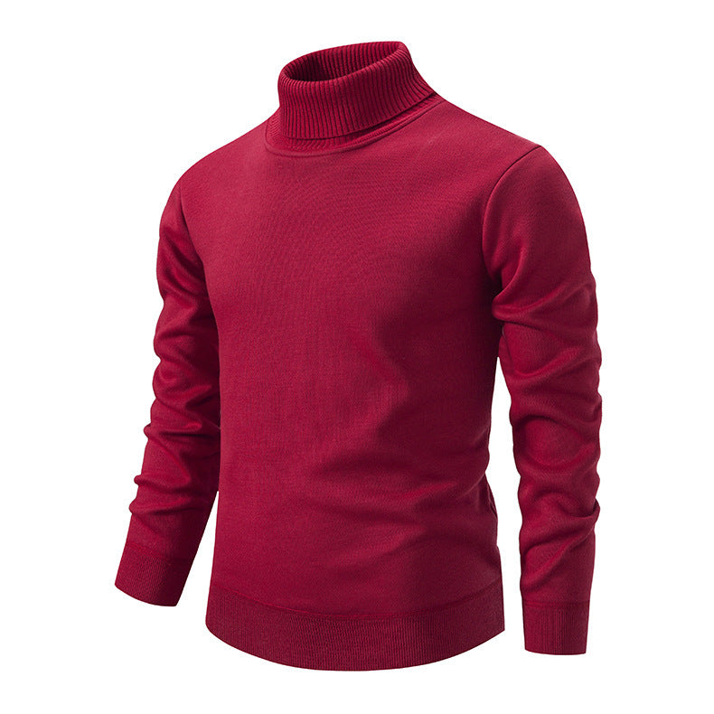 Herren Rollkragenpullover aus weichem Strick mit strukturiertem Design Aliams