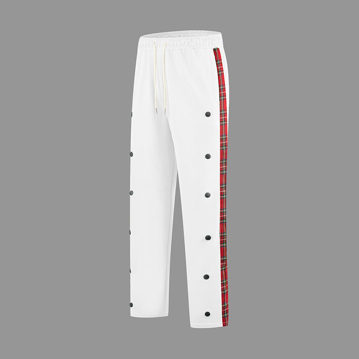 Herren Sportliche Jogginghose mit Druckknopf-Design und elastischem Bund Aliams