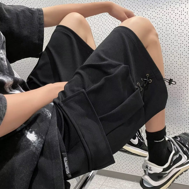 Herren Cargo-Shorts mit verstellbarem Bund und praktischen Seitentaschen Aliams