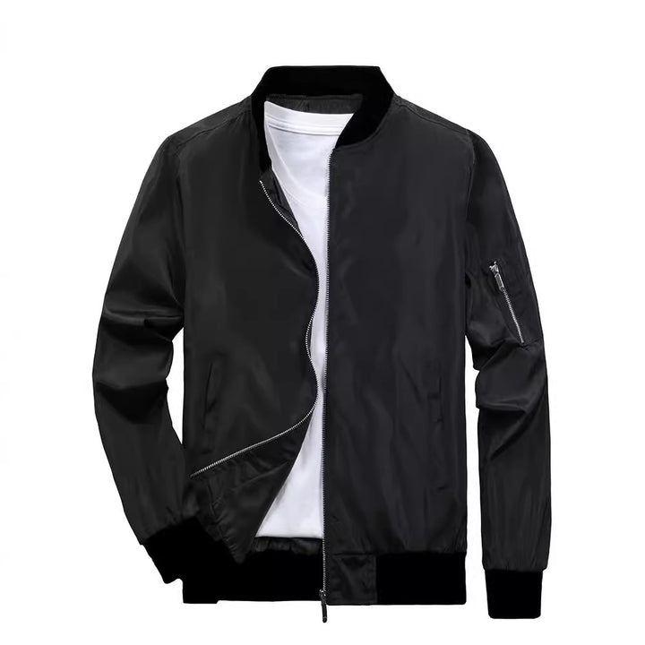 Herren Sportliche Bomberjacke mit praktischen Reißverschlusstaschen Aliams
