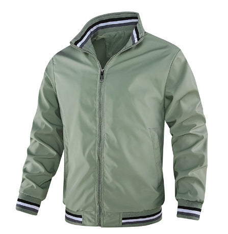 Herren sportliche Bomberjacke mit modernen Streifen Aliams