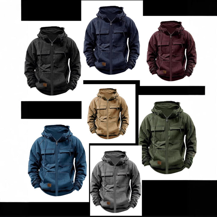 Herren Kapuzenjacke mit praktischen Taschen und robustem Design Aliams
