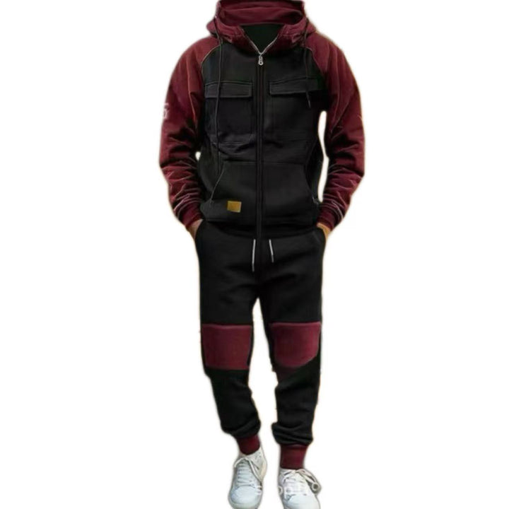 Herren funktionaler Freizeitanzug mit praktischen Taschen Aliams