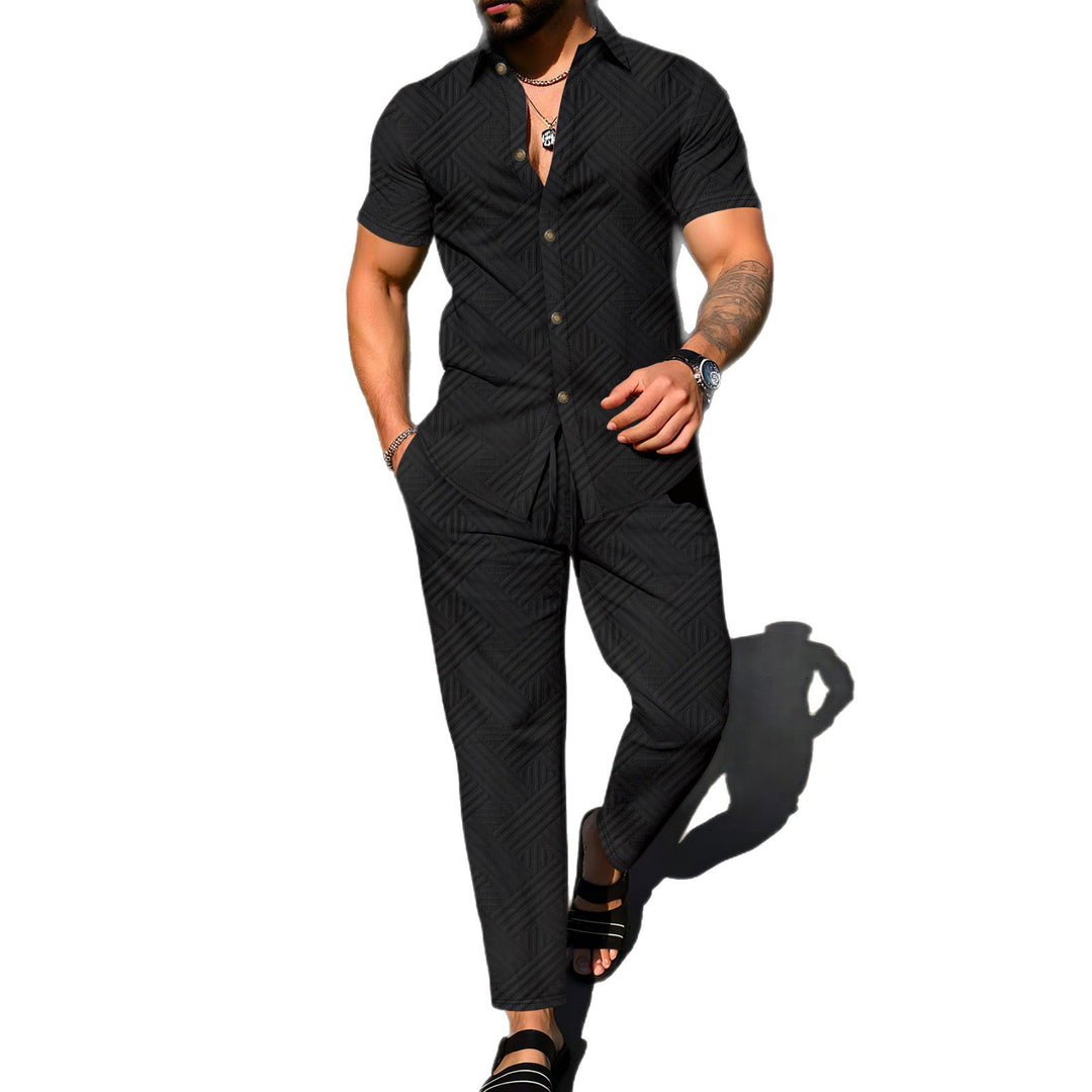 Herren Schalenset mit modernem geometrischem Design Aliams