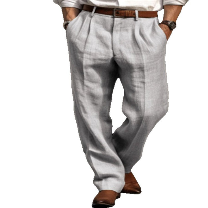 Herren Elegante und luftige Anzughose Aliams