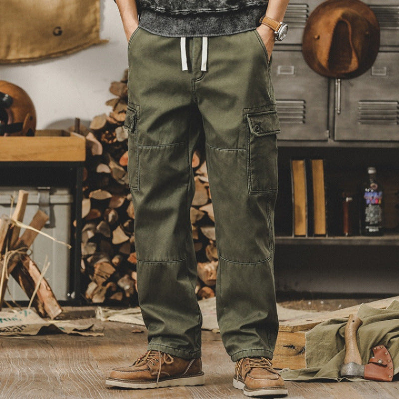 Herren Cargo-Hosen mit multifunktionalen Taschen und robustem Material Aliams