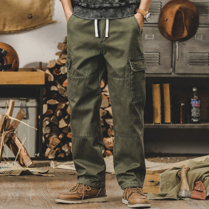 Herren Cargo-Hosen mit multifunktionalen Taschen und robustem Material Aliams