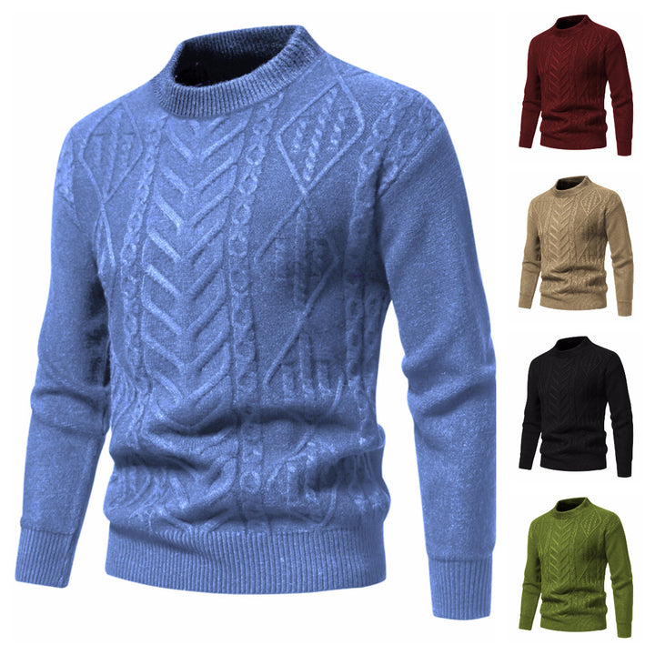 Herren Strickpullover mit strukturiertem Muster Aliams