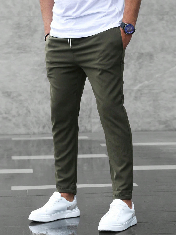 Herren elegante Chino-Hosen Aliams