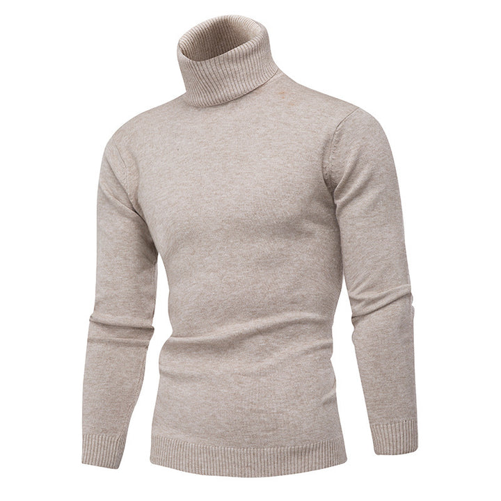 Herren Strickpullover mit hohem Kragen Aliams