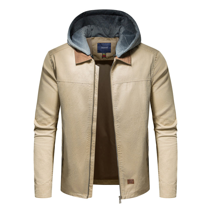 Herren Utility-Jacke mit abnehmbarem Hoodie Aliams