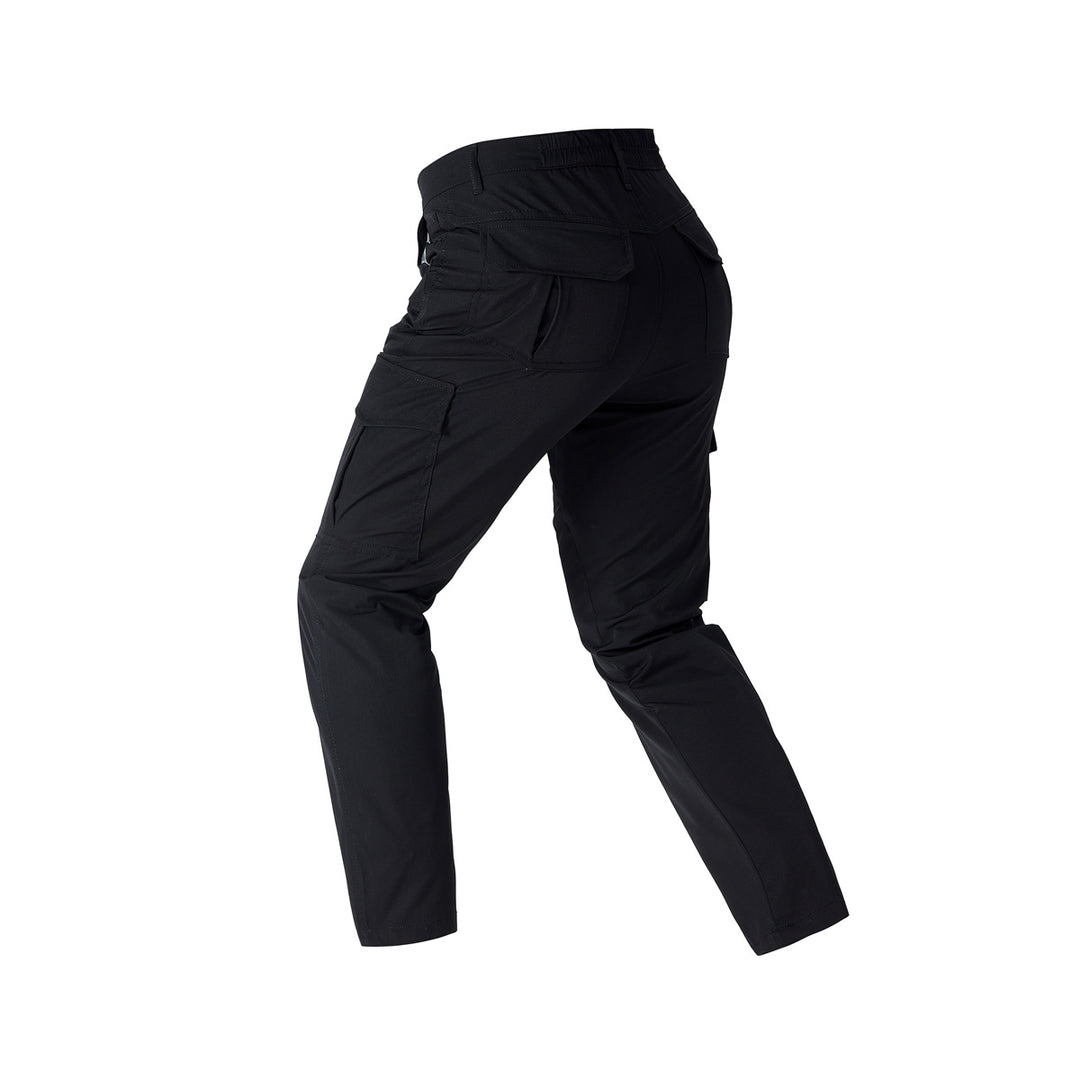 Herren Cargohosen mit vielseitigen Funktionstaschen und elastischem Bund Aliams