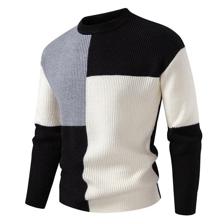 Herren stilvoller und komfortabler gestrickter Pullover Aliams