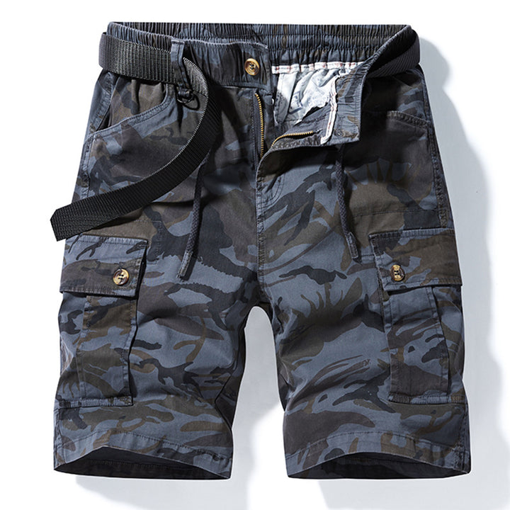 Herren Cargoshorts im lässigen Camouflage-Stil mit multifunktionalen Taschen Aliams