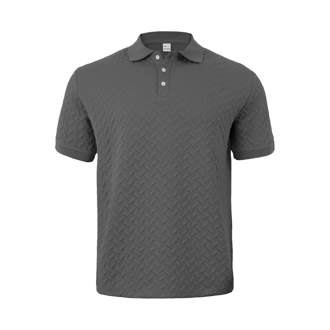 Herren sportliches Poloshirt mit strukturiertem Design Aliams