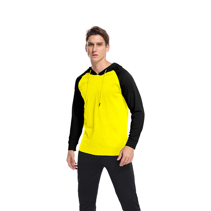 Herren Kapuzenpullover mit kontrastierenden Ärmeln Aliams