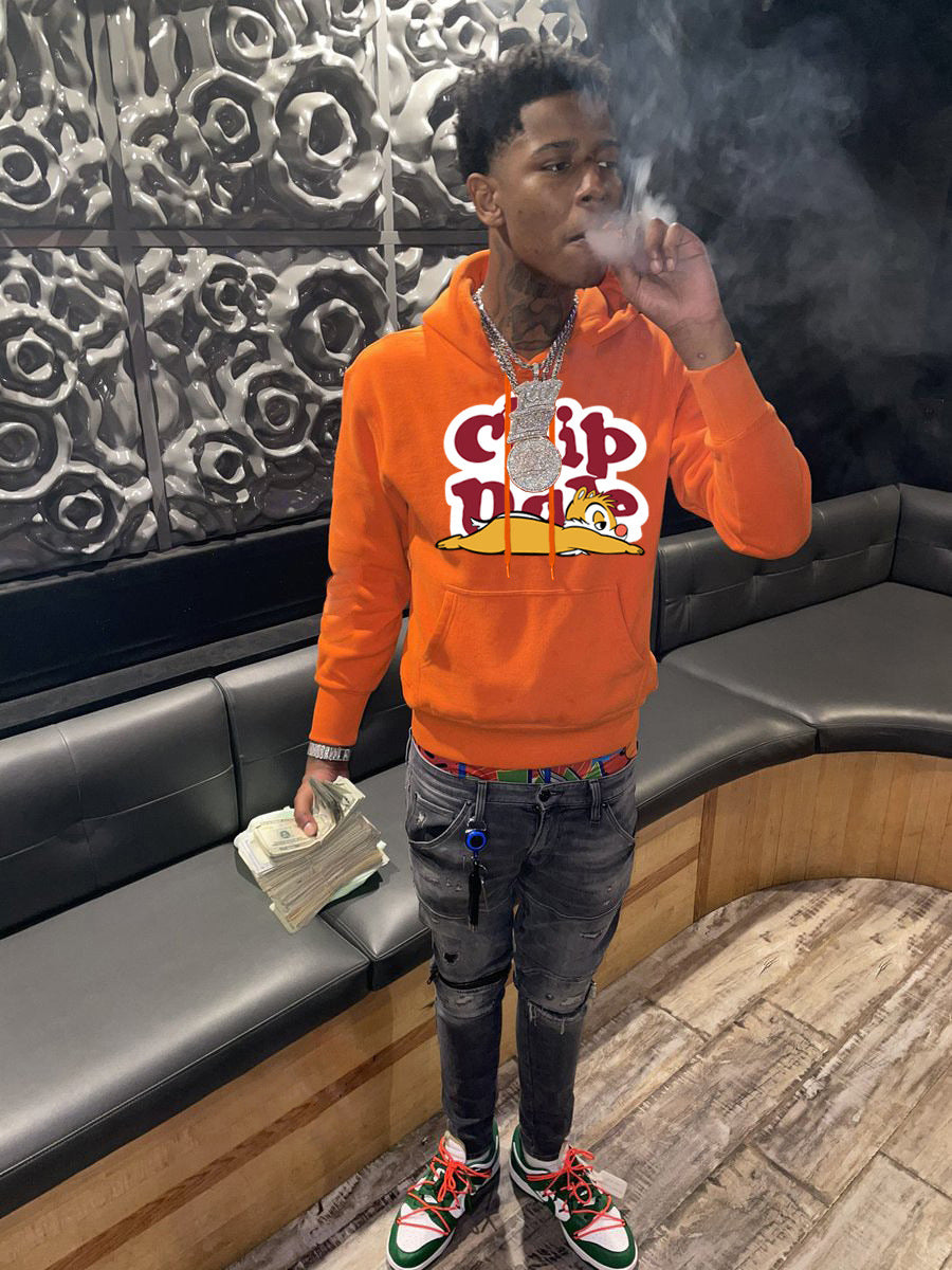 Herren Freizeit Hoodie mit auffälligem Cartoon-Motiv Aliams