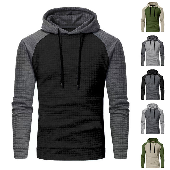 Herren Kapuzenpullover mit strukturiertem Baumwollstoff Aliams