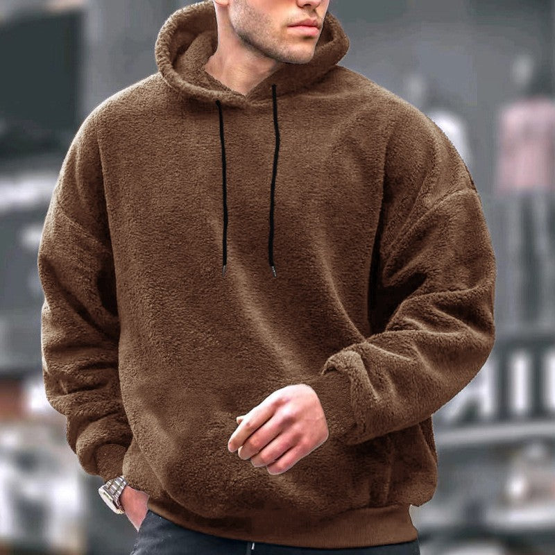 Herren gemütlicher Fleece Hoodie Aliams