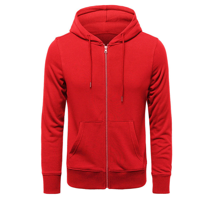 Herren komfortabler Zip-Hoodie mit praktischen Taschen Aliams