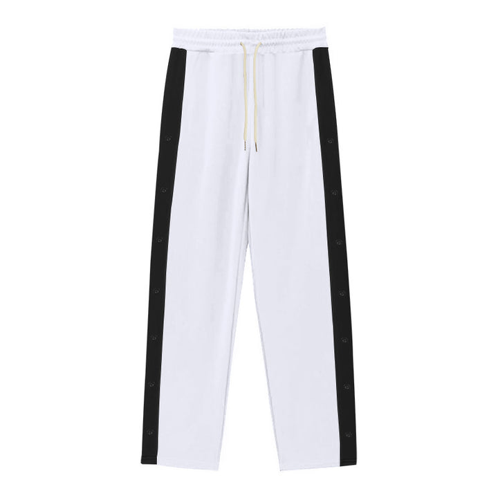 Herren Sportliche Jogginghose mit Druckknopfdetails Aliams