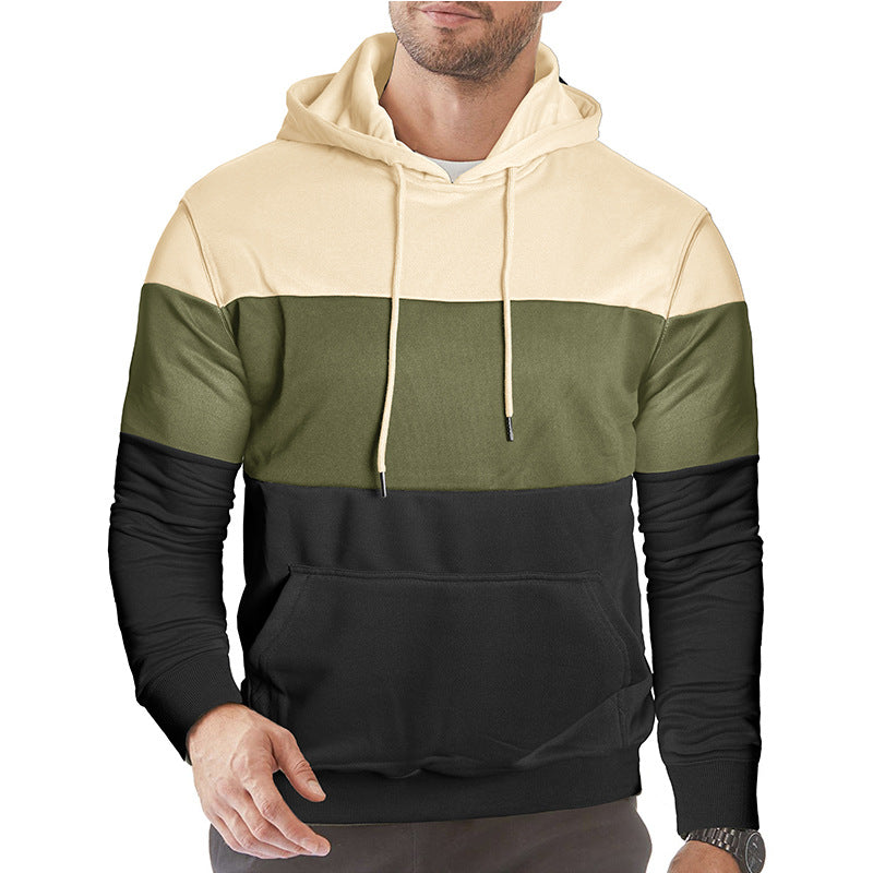 Herren Kapuzenpullover mit blockfarbenem Design Aliams