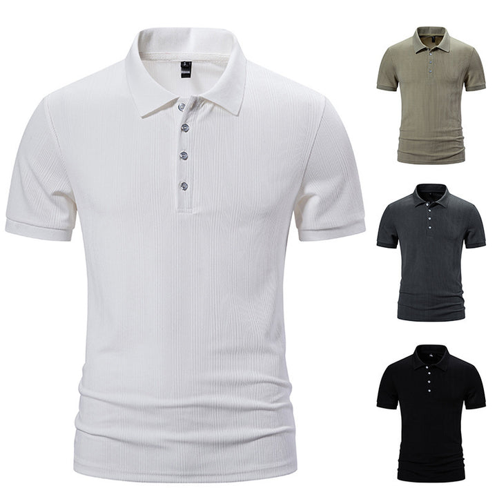 Herren Poloshirt mit strukturiertem Design und hochwertiger Baumwollmischung Aliams