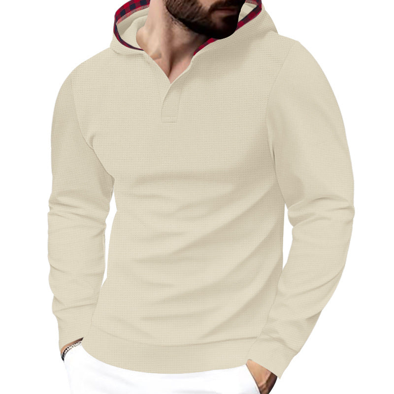 Herren Kapuzensweater mit strukturiertem Design und komfortablem Schnitt Aliams