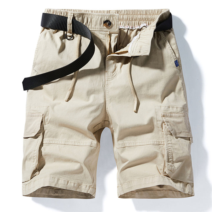 Herren Cargoshorts mit elastischem Bund und vielen praktischen Taschen Aliams