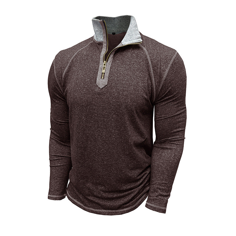 Herren Funktions-Thermo-Pullover mit Stehkragen Aliams