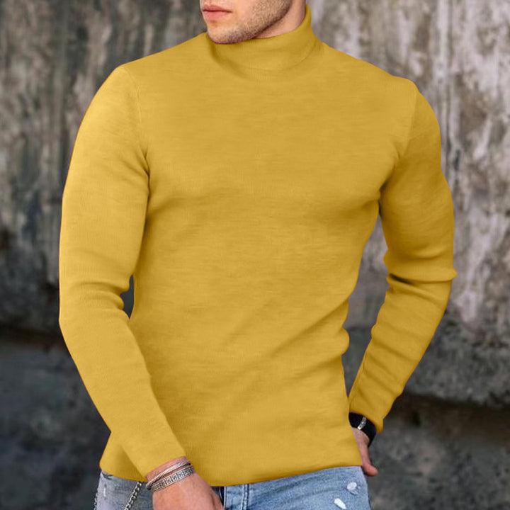 Herren eleganter Rollkragenpullover Aliams