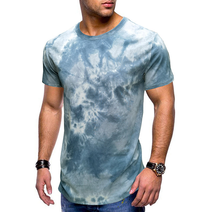 Herren T-Shirt mit trendiger Batik-Optik Aliams