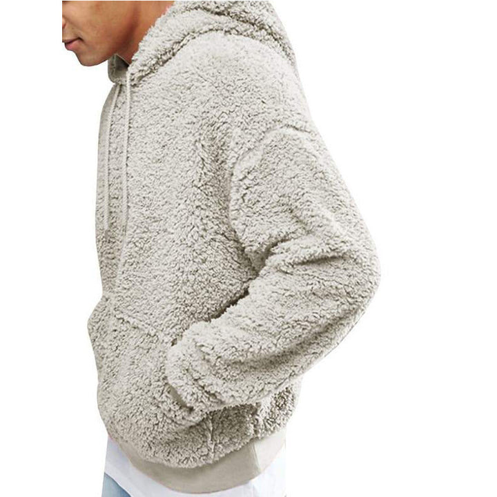 Herren Kapuzenpullover aus weichem Teddy-Fleece Aliams