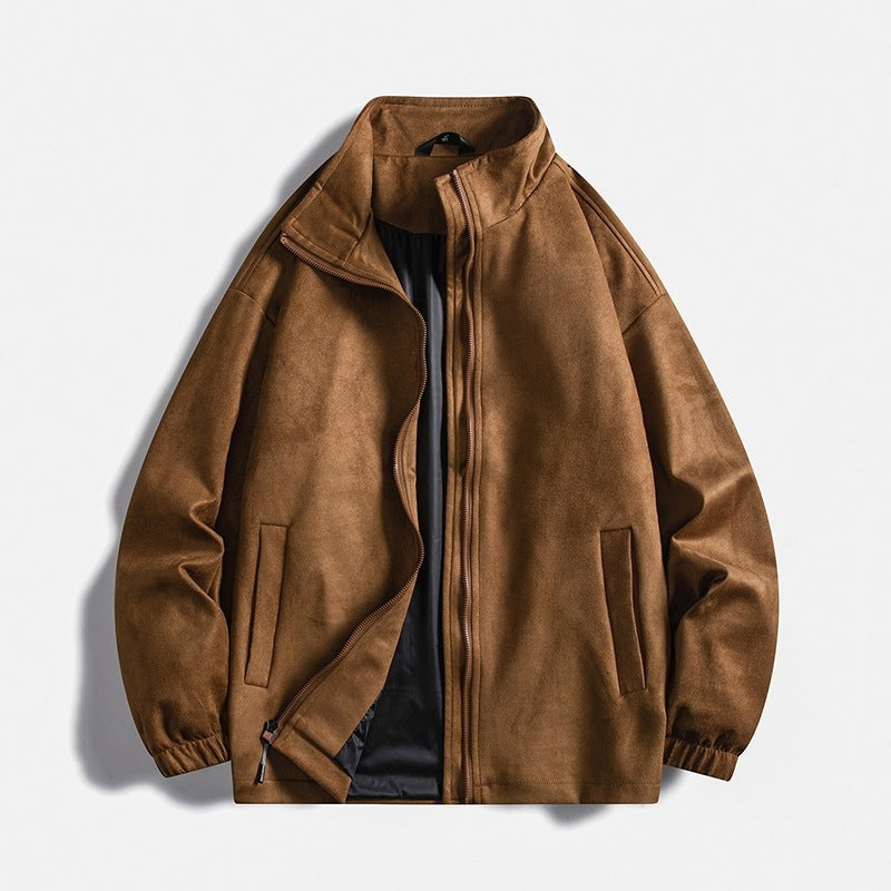 Herren Fleecejacke mit elastischen Bündchen und praktischen Taschen Aliams