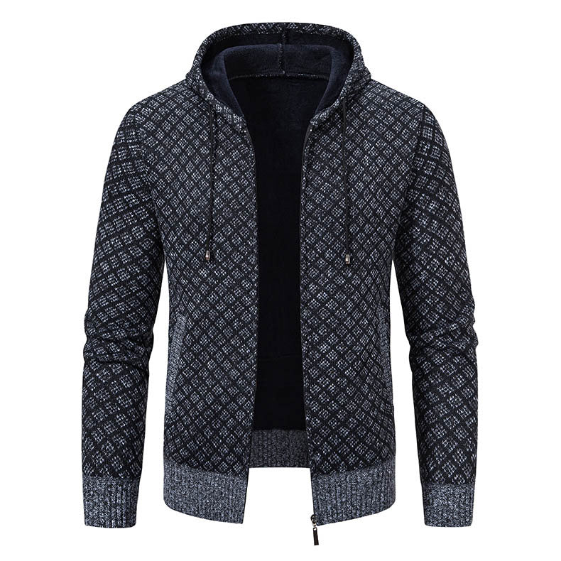 Herren Kapuzenjacke mit strukturiertem Design und eleganten Akzenten Aliams