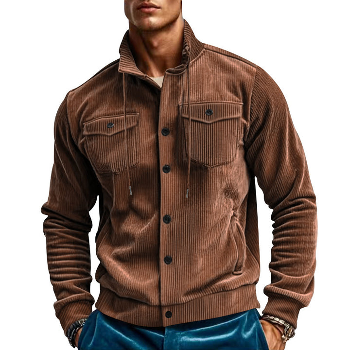Herren utility Jacke aus gestreiftem Cord Aliams