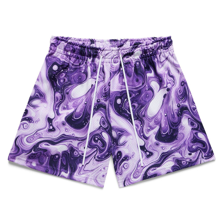 Herren Badeshorts mit abstraktem Wirbelmuster Aliams