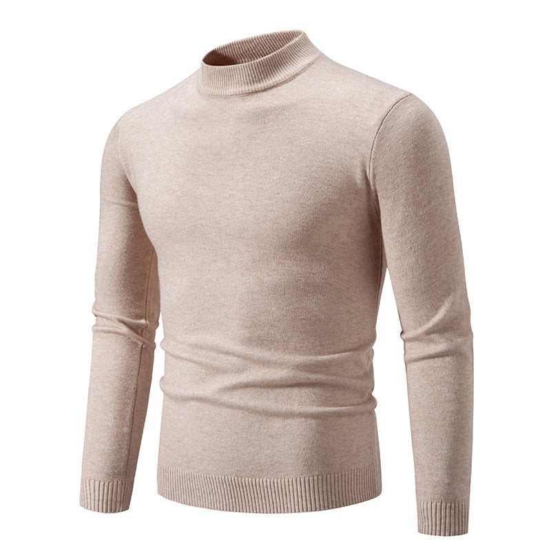 Herren eleganter Pullover mit Stehkragen Aliams