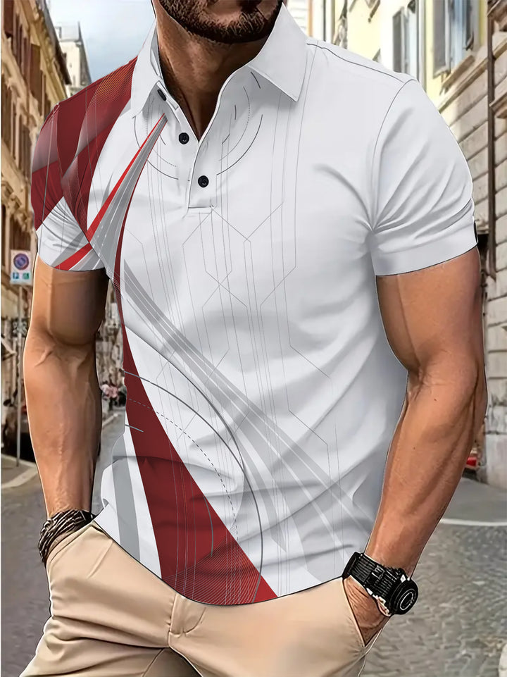 Herren Sportliches Polohemd mit innovativem Design Aliams