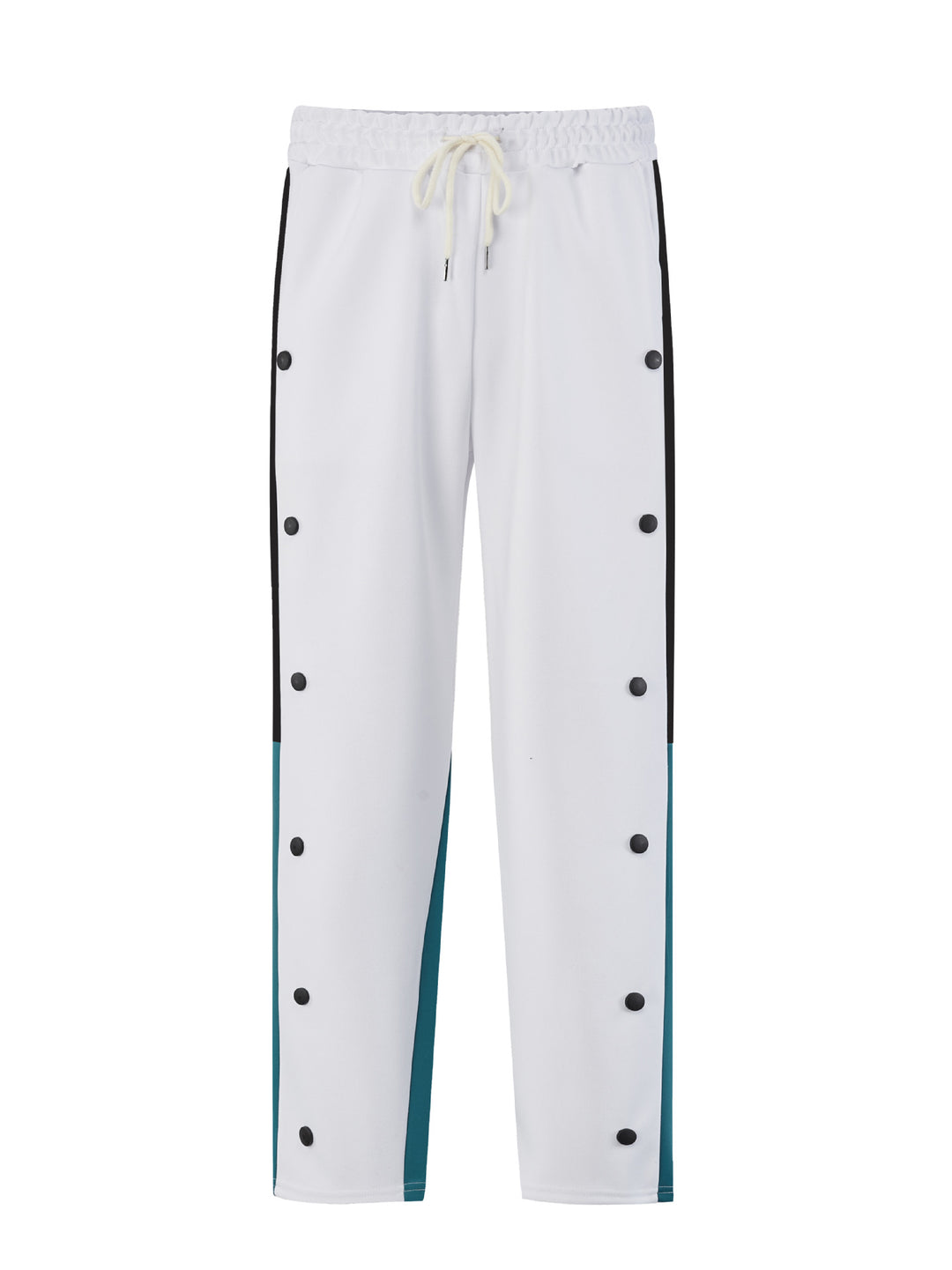 Herren Sportliche Trainingshose mit Druckknopfverschluss und atmungsaktiver Struktur Aliams