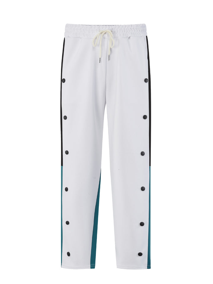 Herren Sportliche Trainingshose mit Druckknopfverschluss und atmungsaktiver Struktur Aliams