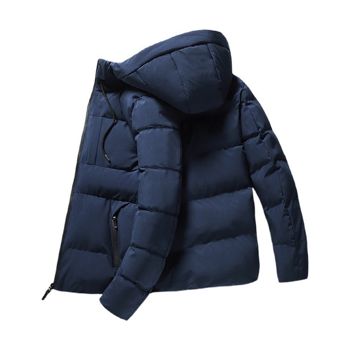 Herren isolierte Steppjacke mit praktischer Kapuze Aliams