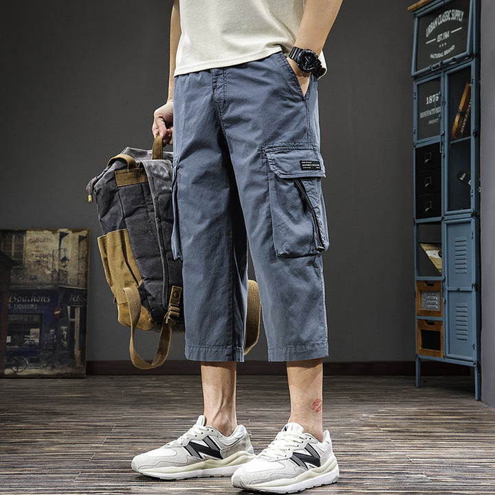 Herren Cargo-Hose mit mehreren praktischen Taschen Aliams