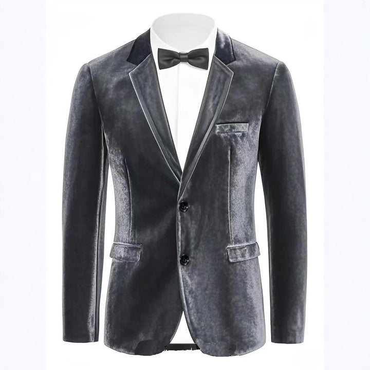 Herren edler Samt Blazer mit Finesse Aliams