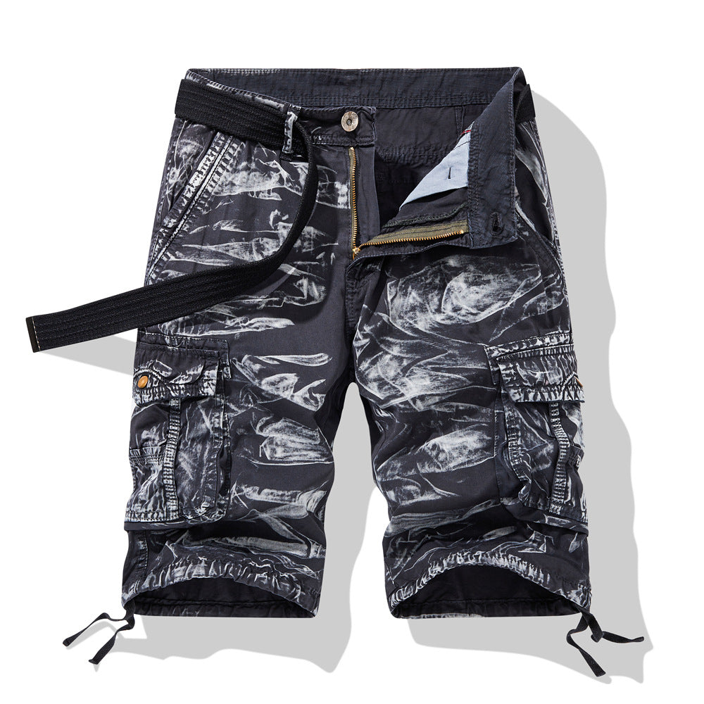 Herren Cargo-Shorts mit innovativem Taschendesign und elastischem Bund Aliams