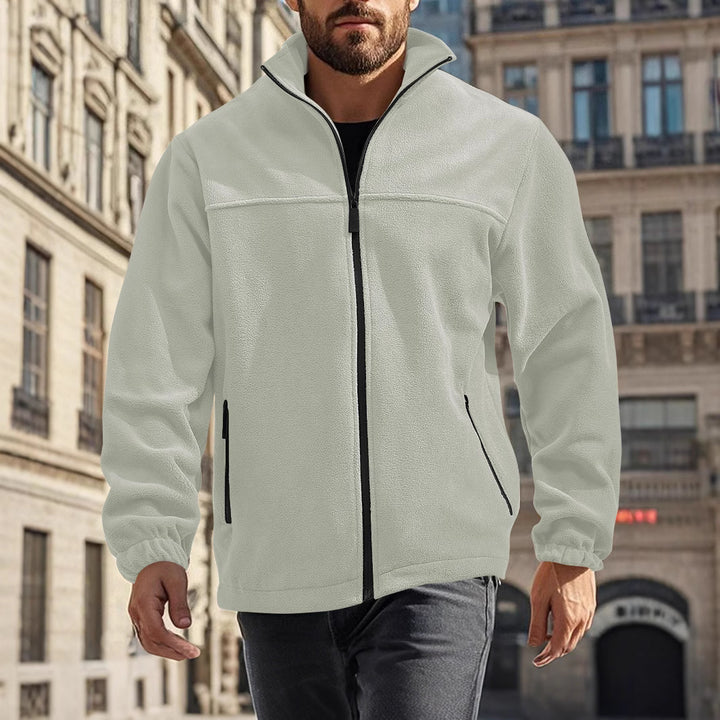 Herren Fleecejacke mit hohem Kragen Aliams
